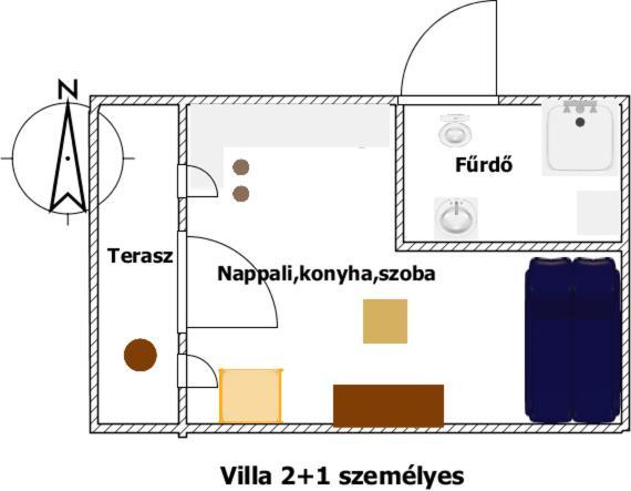 Smeraldo Villa Siófok Chambre photo